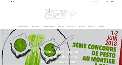 Desktop Screenshot of mamanchef.fr