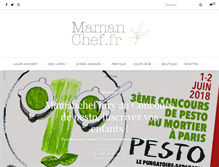 Tablet Screenshot of mamanchef.fr